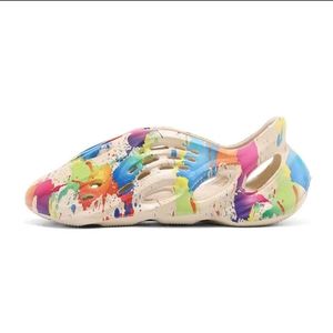 Foam Sneakers Multicolored Paint Splatter